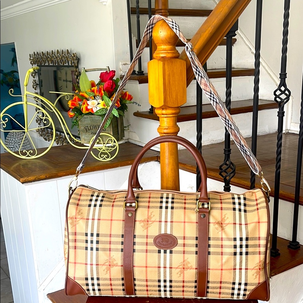 Authentic Burberry duffel bag